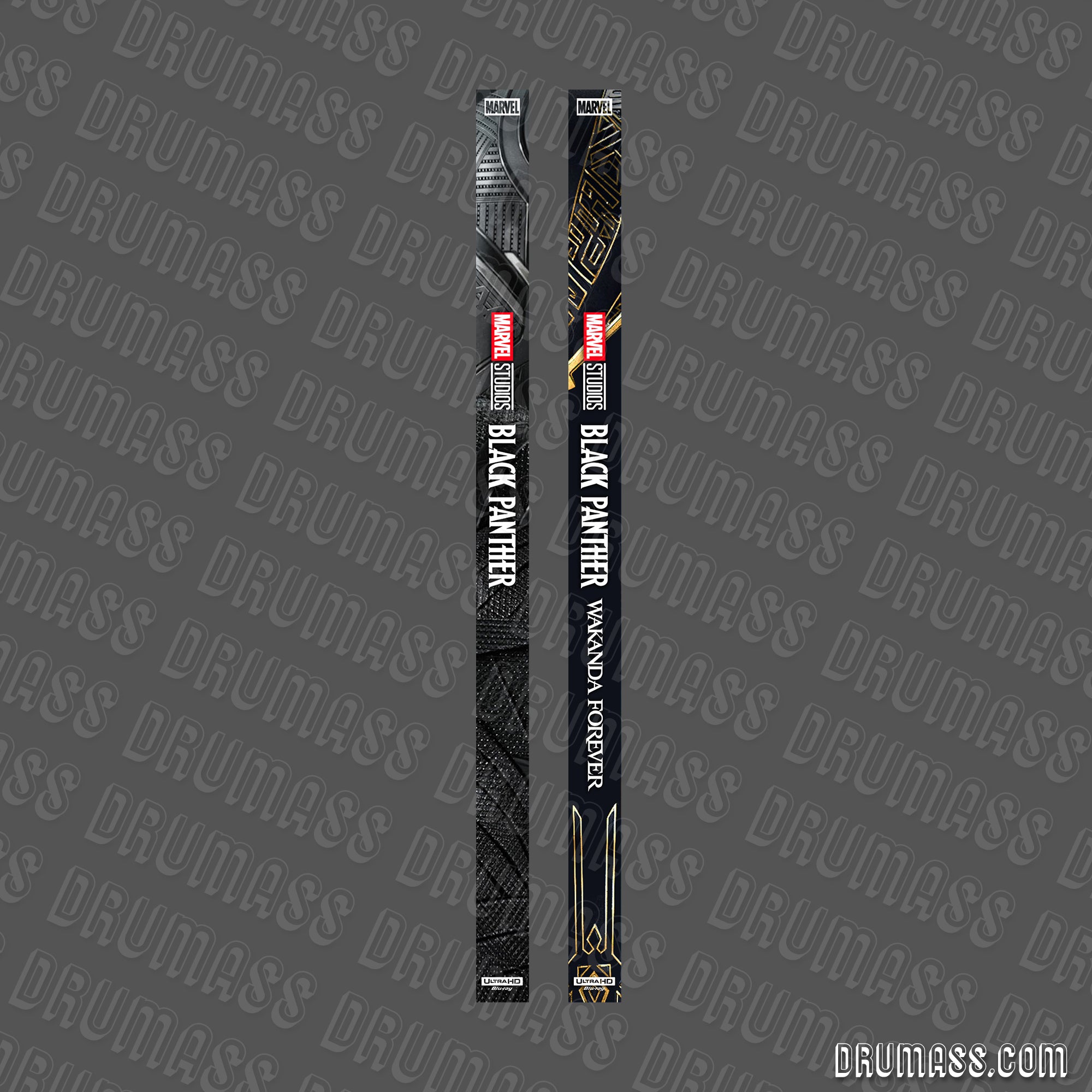 [2 PACK] Black Panther Wakanda Forever - Spine Magnets for MCU steelbooks
