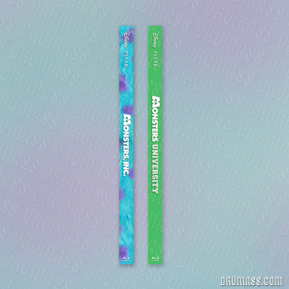 Monsters Inc & Monsters University - Set of 2 Spine Magnets for Steelbooks