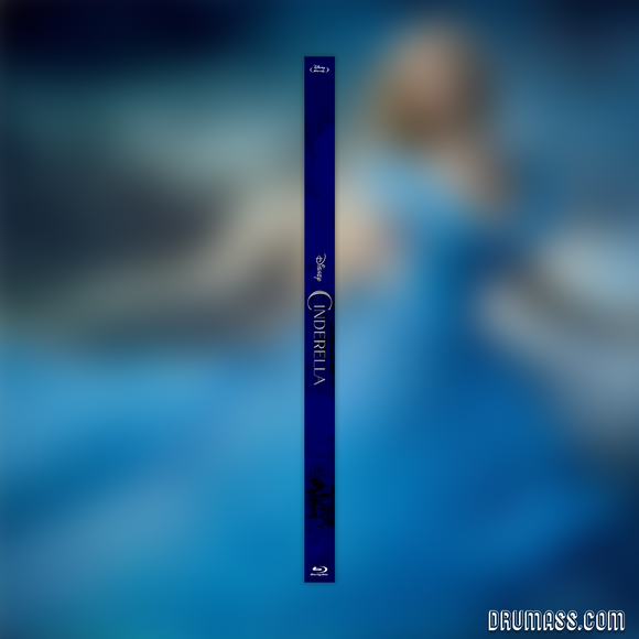 Spine magnet with title for Cinderella Steelbook